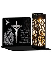 Ewige Kerze LED-Statuette für Allerheiligen-Grab, Friedhofsmuster