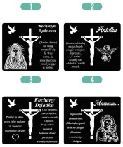 Eternal Candle Led Statuette for All Saints' Grave Cemetery Patterns
