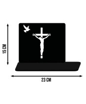 Ewige Kerze LED-Statuette für Allerheiligen-Grab, Friedhofsmuster