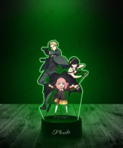 Spy x Family Anya Forger 3D-LED-Plexido-Lampe mit UV-Druck