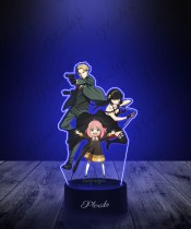 Spy x Family Anya Forger 3D LED Plexido Lamp with UV Print