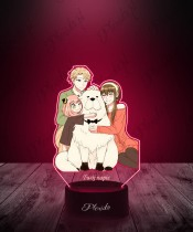 Spy x Family 3D LED Plexido Lamp with UV Print