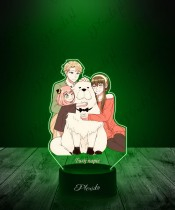 Spy x Family 3D LED Plexido Lamp with UV Print