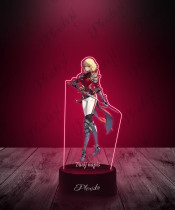 3D LED Plexido Lamp with UV Print Solo Leveling Cha Hae-In