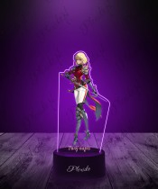 3D LED Plexido Lamp with UV Print Solo Leveling Cha Hae-In