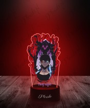 Lampka LED 3D Plexido z Nadrukiem UV Solo Leveling Sung Jinwoo Suho