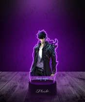 3D LED Plexido Lamp with UV Print Solo Leveling Sung Suhoa