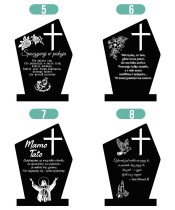 Kerze Statue LED auf dem Grab All Saints Cemetery Tombstone Muster