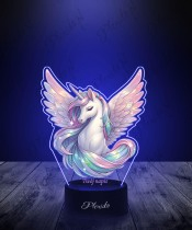 3D LED Lamp Plexido with UV Print Unicorn Unicorn