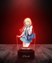 Lampka LED 3D Plexido z Nadrukiem UV My Dress Up Darling Marin Kitagawa