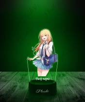 Lampka LED 3D Plexido z Nadrukiem UV My Dress Up Darling Marin Kitagawa