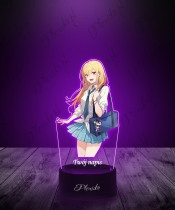 Lampka LED 3D Plexido z Nadrukiem UV My Dress Up Darling Marin Kitagawa