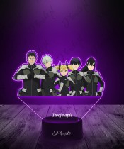 3D LED Lamp Plexido with UV Print Kaiju No. 8