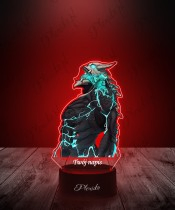Lampka LED 3D Plexido z Nadrukiem UV Kaiju No. 8 Kajiu