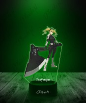 3D LED Plexido Lamp with UV Print Kaiju No. 8 Kikoru Shinomiya