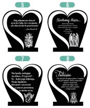 Solar Candle Statuette for the Grave All Saints Cemetery Heart Patterns