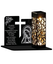 Ewige Kerze LED-Statuette für das Allerheiligengrab Muster