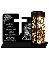 Ewige Kerze LED-Statuette für das Allerheiligengrab Muster
