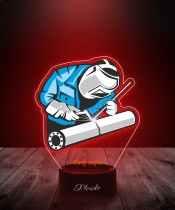 3D Plexido LED Lamp with UV Print Welder Welding