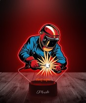 3D Plexido LED Lamp with UV Print Welder Welding