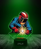 3D Plexido LED Lamp with UV Print Welder Welding