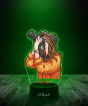 3D Plexido LED Lampe mit UV-Druck Fotografenkamera