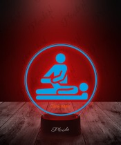 3D Plexido LED Lamp with UV Print Physiotherapist Rehabilitation