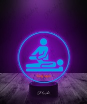 3D Plexido LED Lamp with UV Print Physiotherapist Rehabilitation