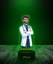 3D Plexido LED Lampe mit UV-Druck Arzt Arzt Krankenhaus