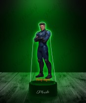 Mister Fantastic Fantastic Four 3D-Plexido-LED-Lampe mit UV-Druck