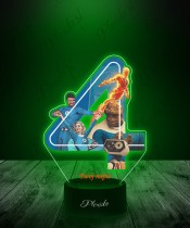 Fantastic Four 3D-Plexido-LED-Lampe mit UV-Druck