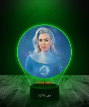 3D Plexido LED Lamp with UV Print Fantastic Four Susan Storm