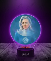Lampka LED 3D Plexido z Nadrukiem UV Fantastyczna Czwórka Susan Storm