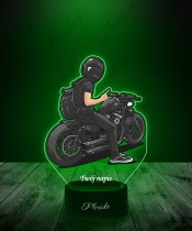 Lampka LED 3D Plexido z Nadrukiem UV Motor Harley Davidson Motocyklista