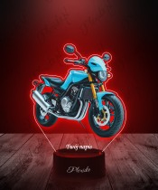 3D Plexido LED Lamp with UV Print Motorbike Motorcycle
