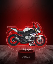 Lampka LED 3D Plexido z Nadrukiem UV Motor BMW S 1000 R Motocykl