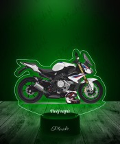 Lampka LED 3D Plexido z Nadrukiem UV Motor BMW S 1000 R Motocykl