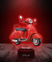 3D Plexido LED Lampe mit UV-Druck Emco Nova R2000 Scooter