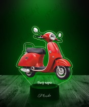 3D Plexido LED Lampe mit UV-Druck Emco Nova R2000 Scooter