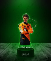 3D Plexido LED Lampe mit UV-Druck Formel 1 Lando Norris Bolide