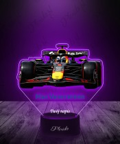 3D Plexido LED Lampe mit UV-Druck Formel 1 Max Verstappen Bolid