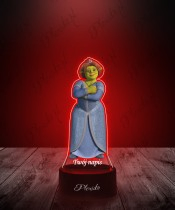 3D Plexido LED Lamp with UV Print Shrek Fiona