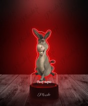 3D Plexido LED Lamp with UV Print Shrek Donkey