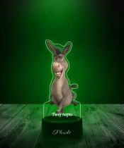 Lampka LED 3D Plexido z Nadrukiem UV Shrek Osioł