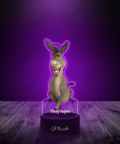 Lampka LED 3D Plexido z Nadrukiem UV Shrek Osioł