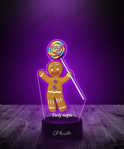 3D Plexido LED Lampe mit...