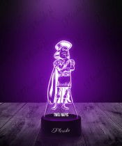 Lampka LED 3D Plexido Shrek Lord Farquaad