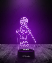 Lampka LED 3D Plexido Shrek Ciastek Piernikowy Ludzik