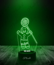 Lampka LED 3D Plexido Shrek Ciastek Piernikowy Ludzik
