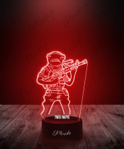Lampka LED 3D Plexido Fortnite Triggerfish